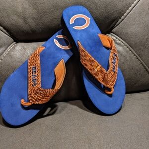 Chicago Bears Women's Flip Flops Size Medium
